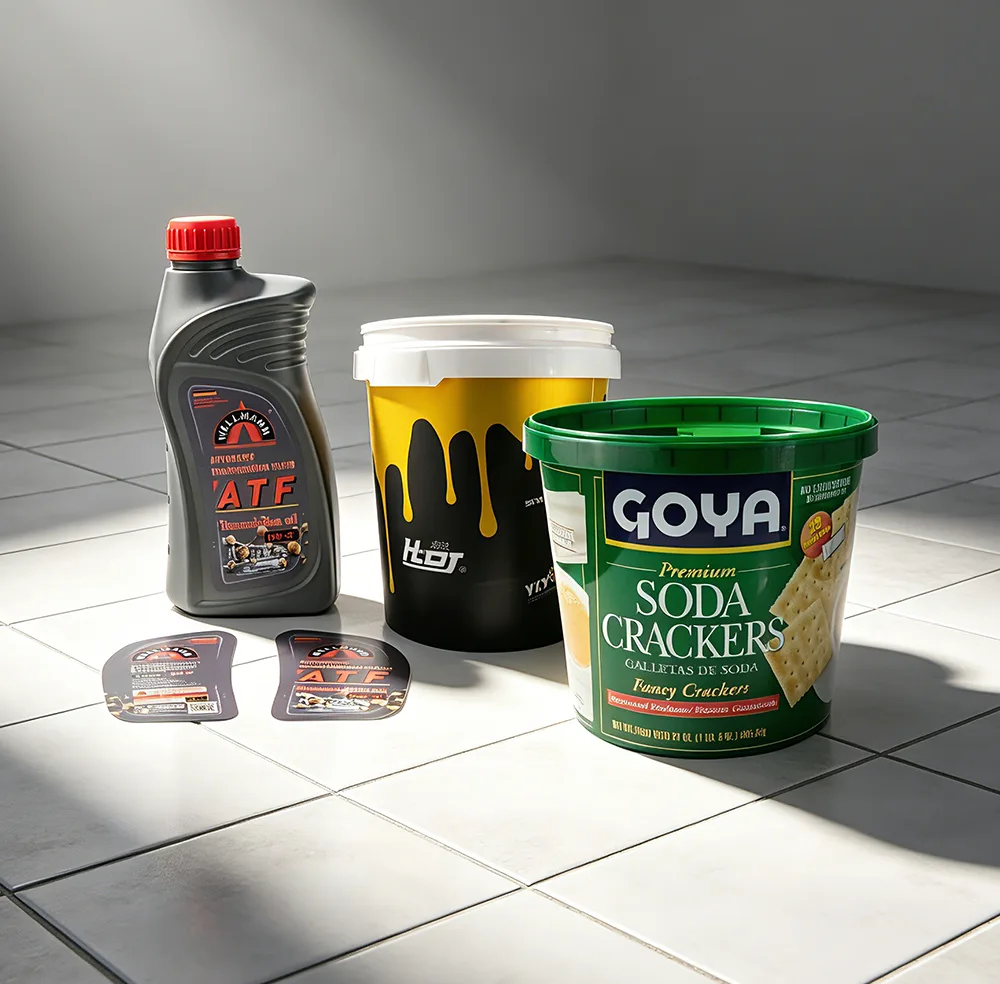 Tägliche IML-Verpackung von Chemikalien