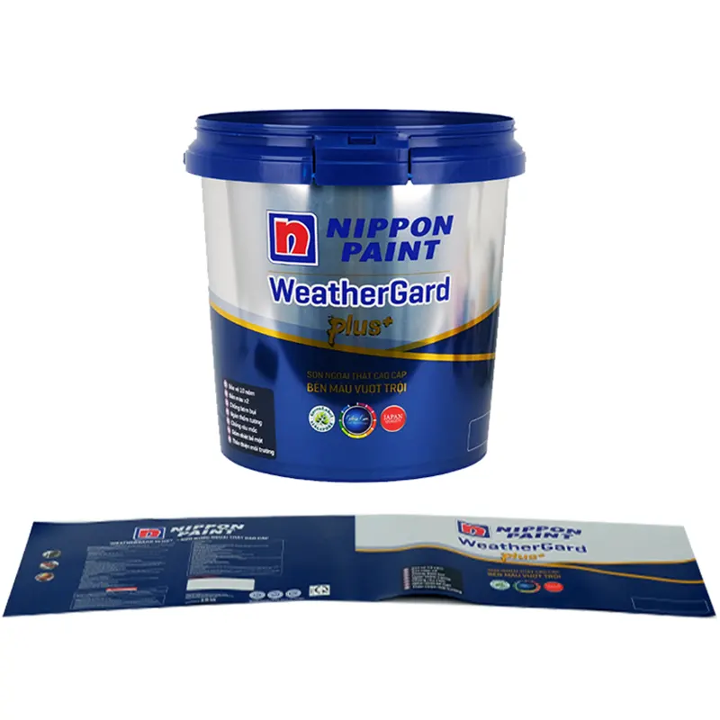 PP-Farbeimer IML-Etikettenspritzguss