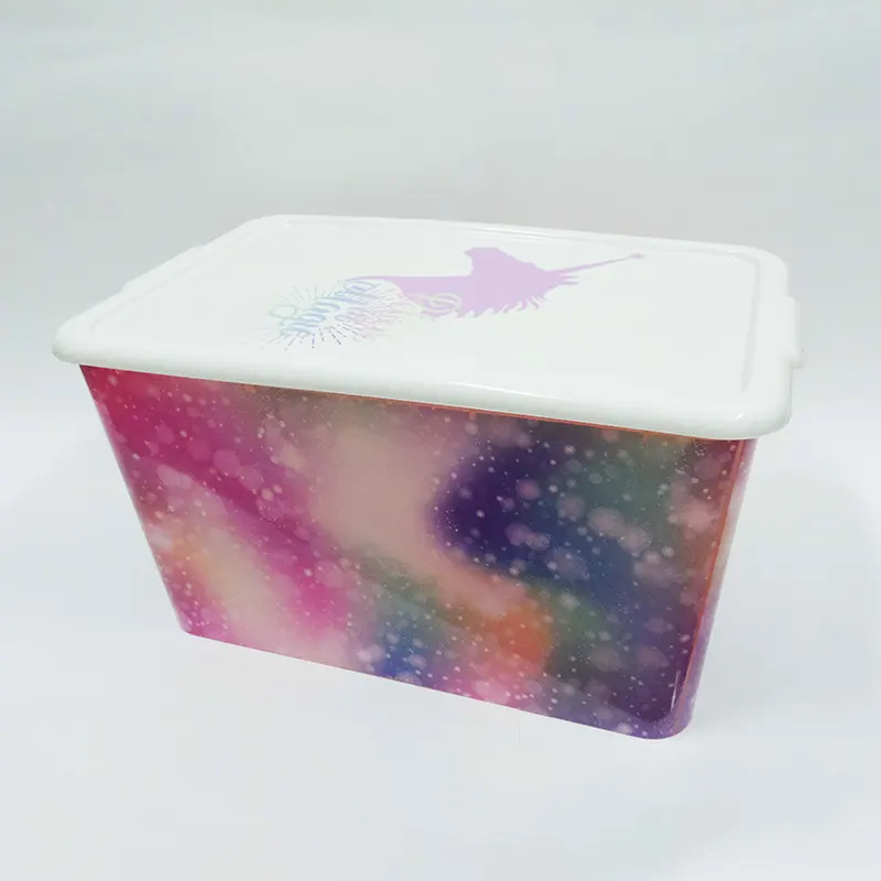 PP-Aufbewahrungsbox-Spritzguss-IML-Etikett